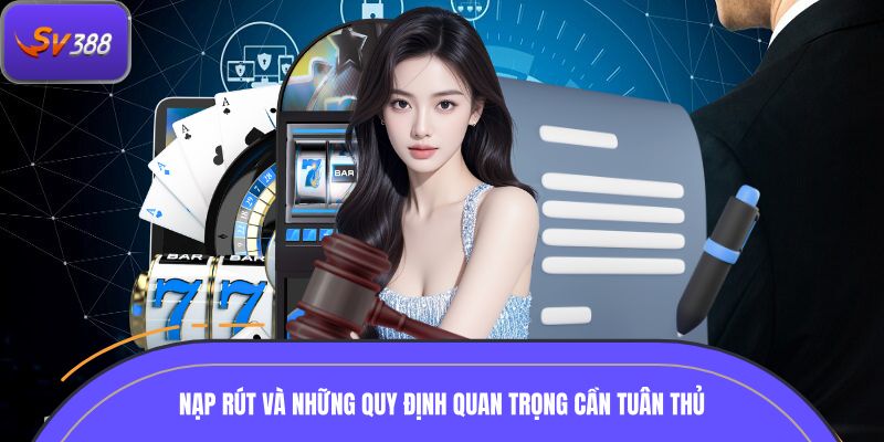 Nạp rút và những quy định quan trọng cần tuân thủ